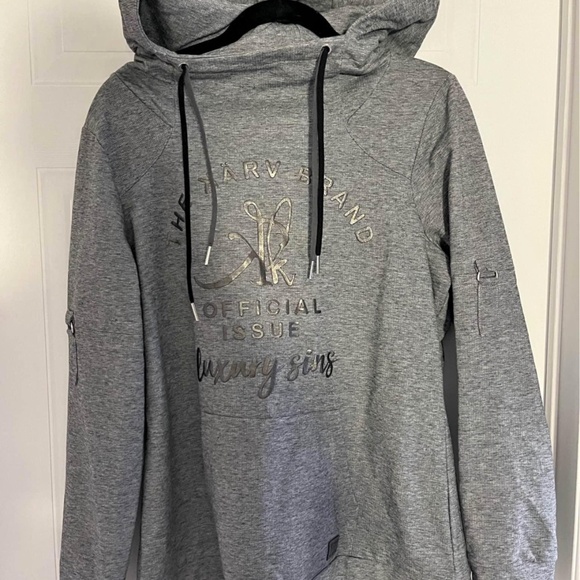 Sweater Karv Grey hoodie - Picture 2 of 2